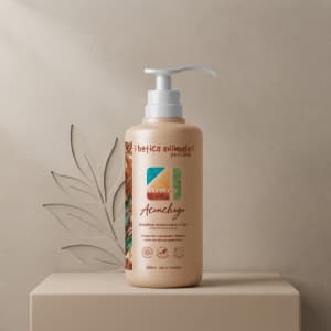 Shampoo Hidratante 2 em 1 com Probióticos para Cães e Gatos | Botica Animale Petcare | 200ml | Manipulado