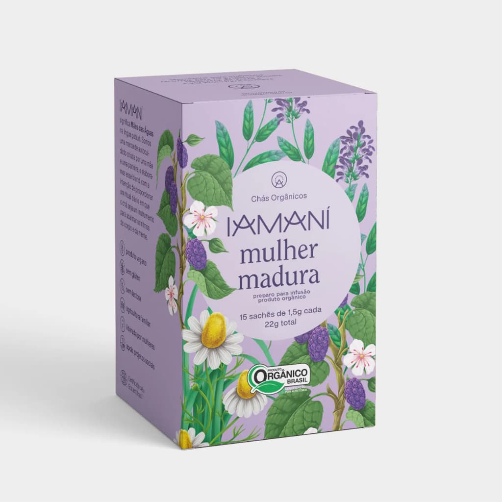 Chá Orgânico Mulher Madura - 15 saches Iamani