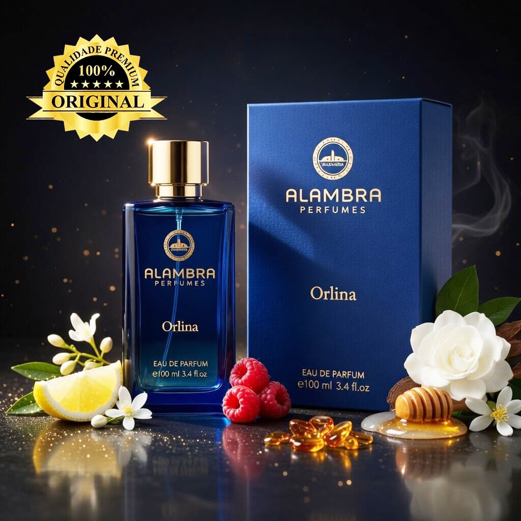 Perfume Orlina Al Ambra 100ml Feminino Original Importado Floral Frutado Alta Fixação