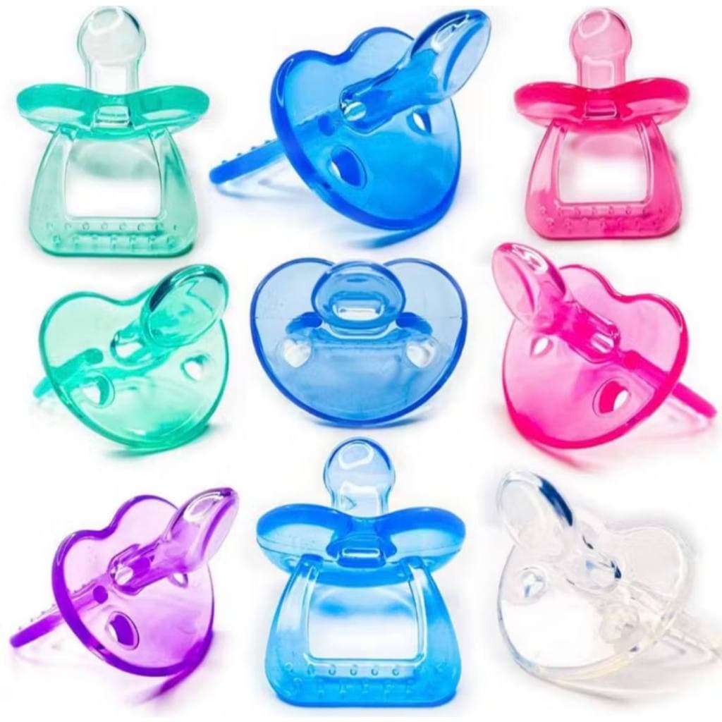 Chupeta Bebê  Tetê 100% Silicone Bico Ortodôntico Chato +6M Alta Qualidade- Envio Rápido - Segura Para Seu Bebê