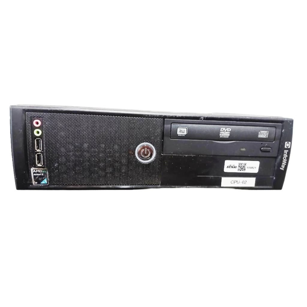 COMPUTADOR DESKTOP ITAUTEC INFOWAY SM3322 AMD ATHLOM II X2 240 2,8GHZ 4GB RAM NVIDIA 8400GS NS 4000103700132