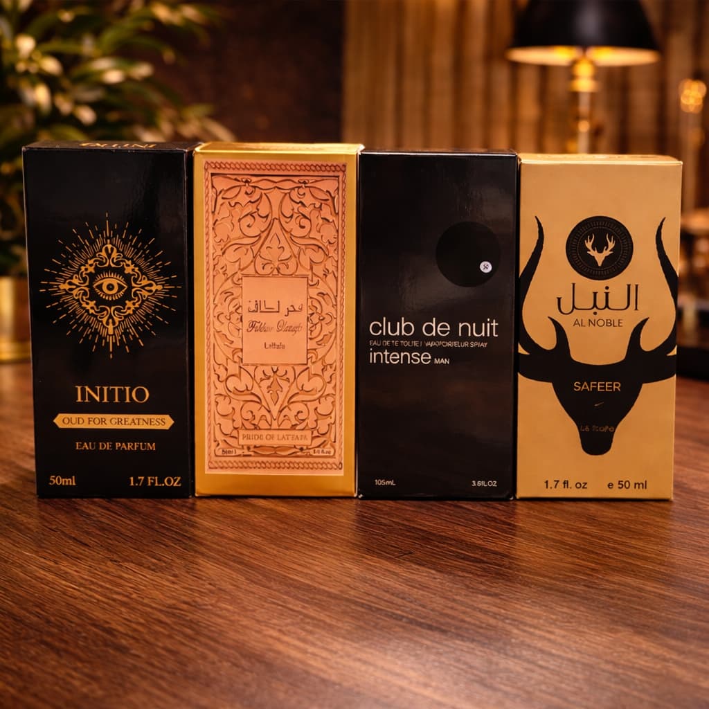 Kit 4 Perfumes Masculinos Importados Alta Fixação