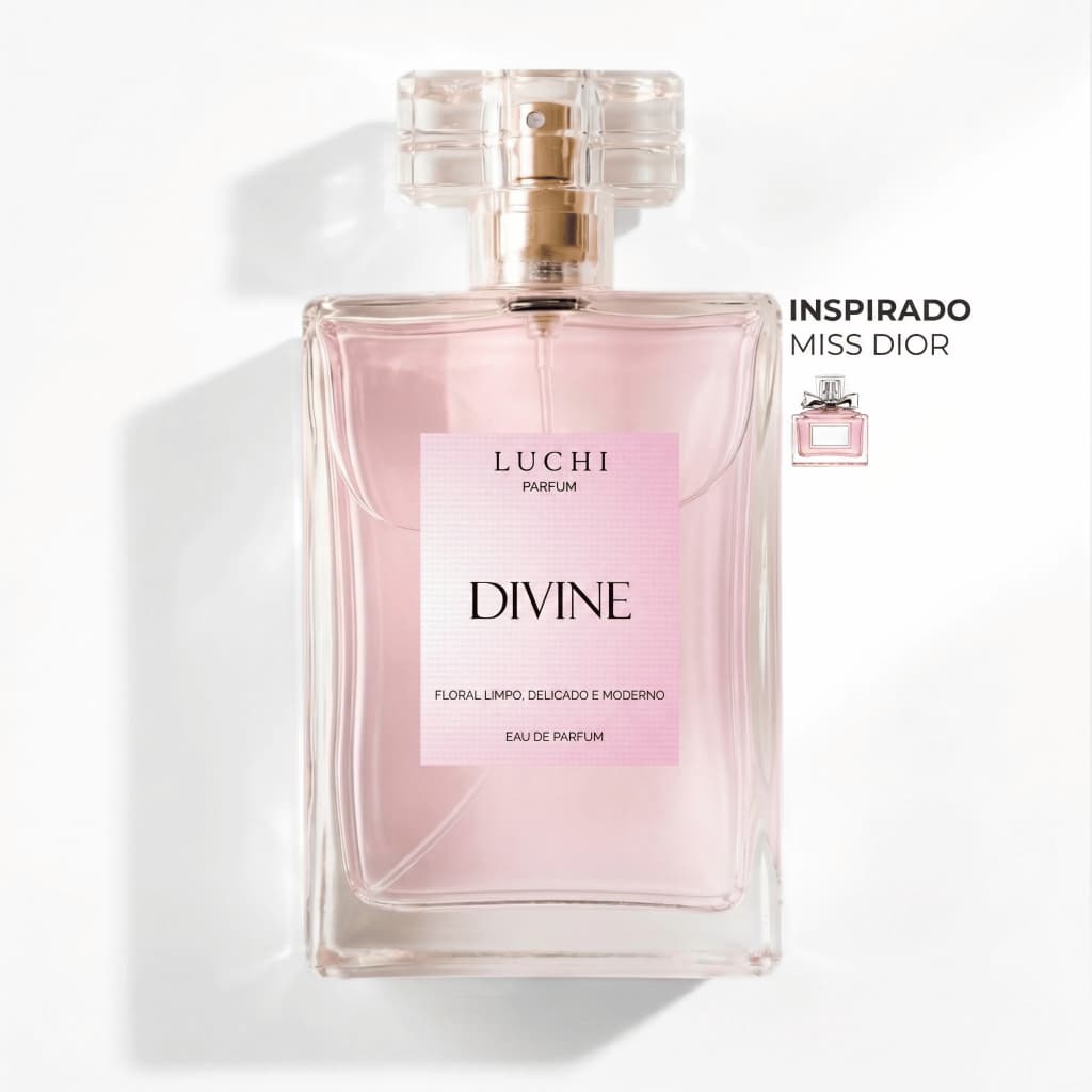 Perfume Feminino Divine Luchi Parfum (Aroma importado) - Alta fixação