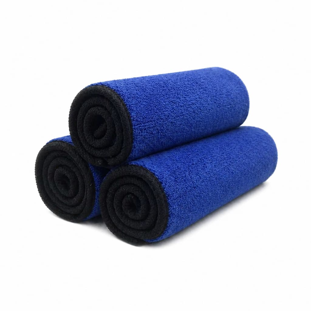 Kit 3 Microfibras Profissional 600gsm 30x60cm Ideal para Carro Vidro e Acabamento Perfeito limpezas eficientes