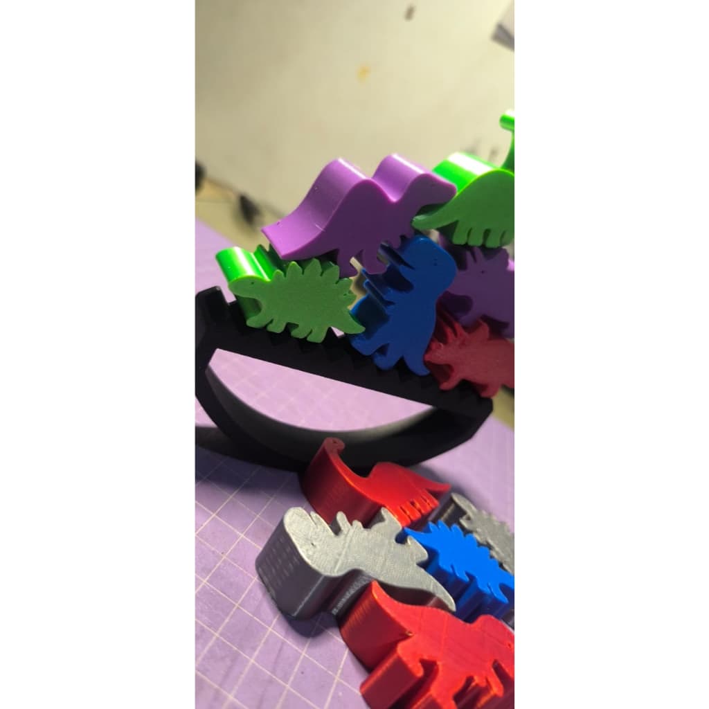 Brinquedo Criança Jogo Educativo Equilibrista - equilíbrio Tetris DINOSSAUROS BRINQUEDO DE MENINO