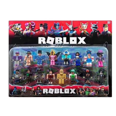 16 Personagens de Roblox Kit Cartelado personalizado zumbi attack