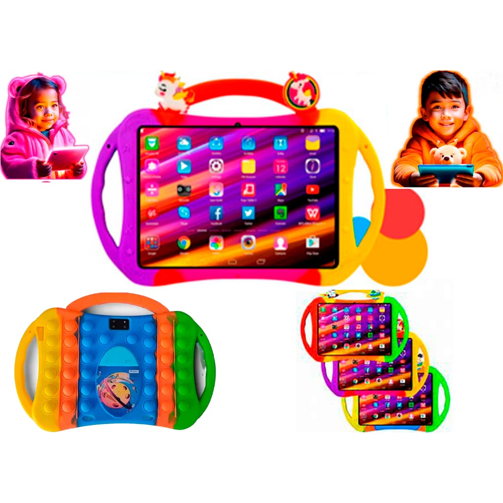Tablet Para Criança 10.1 Polegadas 3GB 64GB Com Chip Android Tela Grande