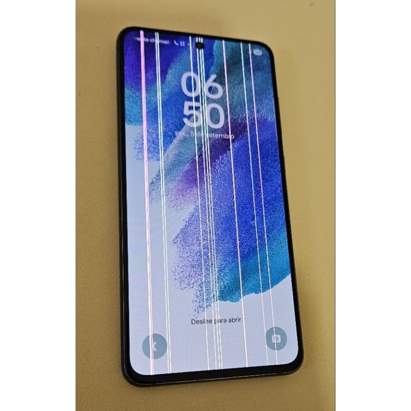 Samsung Galaxy S21 FE 128GB COM DEFEITOS de MUITAS LINHAS