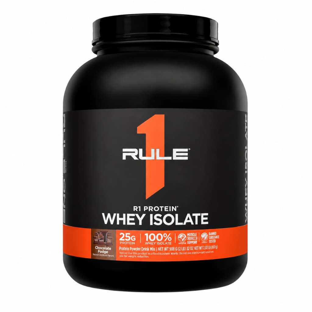 Whey 100% Isolado Isolate 5LBS 2,27kg Chocolate Rule One Protein R1