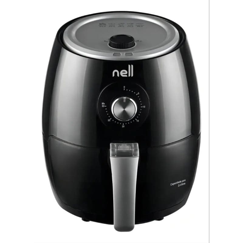 Fritadeira Elétrica Sem Óleo Air Fryer Nell Smart 2,4L (cor Preta).