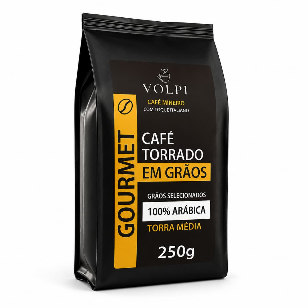 Café Volpi Gourmet 100% Arábica Em Grãos 250g