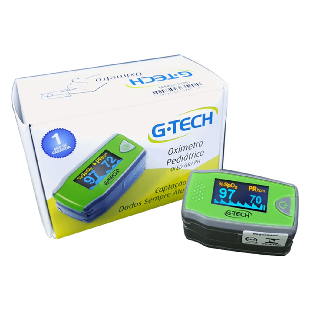 Oximetro de Dedo Infantil (Medidor De Saturação/Oxigenio) Gtech
