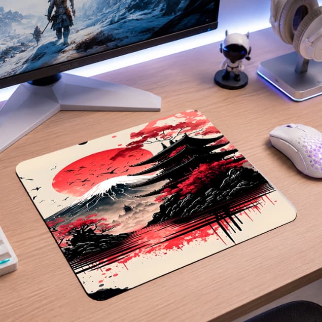 Mouse Pad Gamer 30x20cm Oriental Pequeno Para Mouse Notebook Computador
