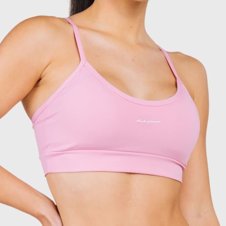 Top com Bojo Feminino Alcinha Fitness Poliamida Zero Transparência Alta Sustentação Compressão Roupa Academia