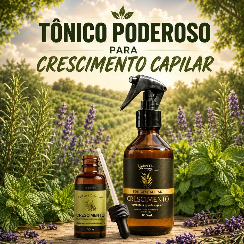 Kit Terapia Capilar Óleo de Alecrim + Tônico Poderoso de Crescimento 100 mL
