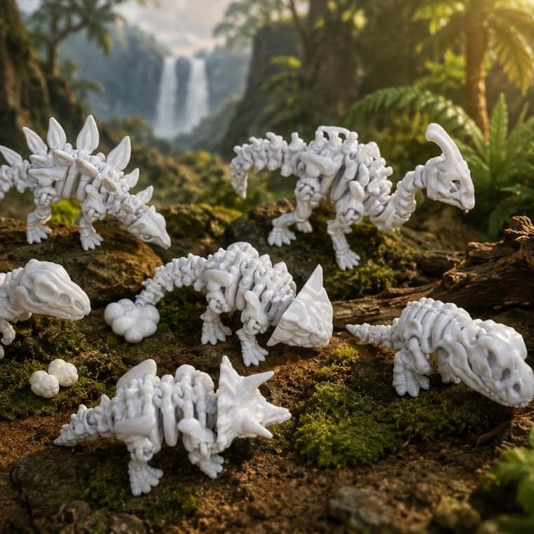Dinossauro Esqueleto Miniatura Brinquedo Jurássico para Adultos e Crianças/brinquedos educativos e colecionadores