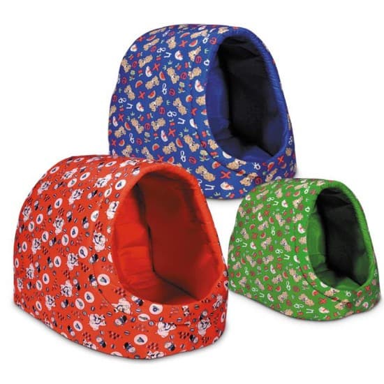 Kit 3 Camas Casinha Iglu Pet Toca  Pet  P/M/G Estampas Sortidas
