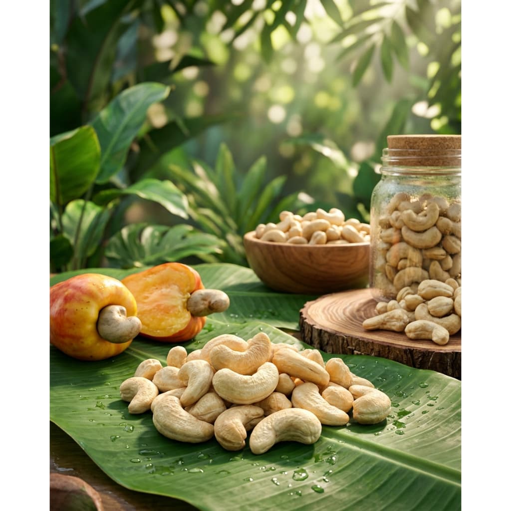 Castanhas de Caju Natural W1 Tipo Exportação - Crua, Crocante, Saudável e Natural