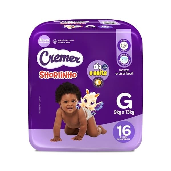 Fralda Cremer Roupinha Jumbinho G 16 Fraldas