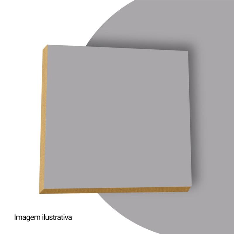 Prateleira boleada, arredondada flutuante MDF 18mm Beton matt (cinza) com suporte invisível, manicure, parede, quarto