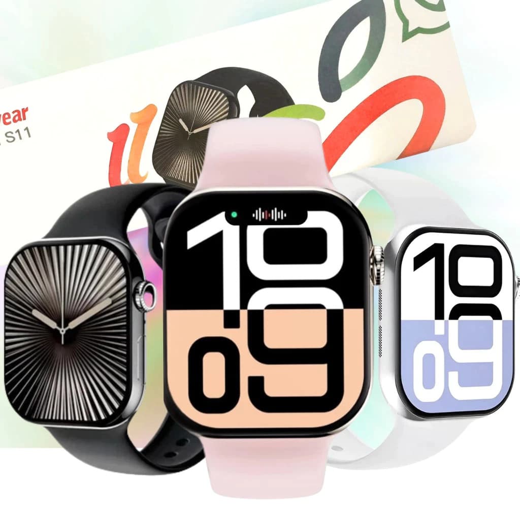 Smartwatch W29 Pro Serie 9 e Relogio inteligente S11 Ilha Dinamica Nfc Armazena e responde Original