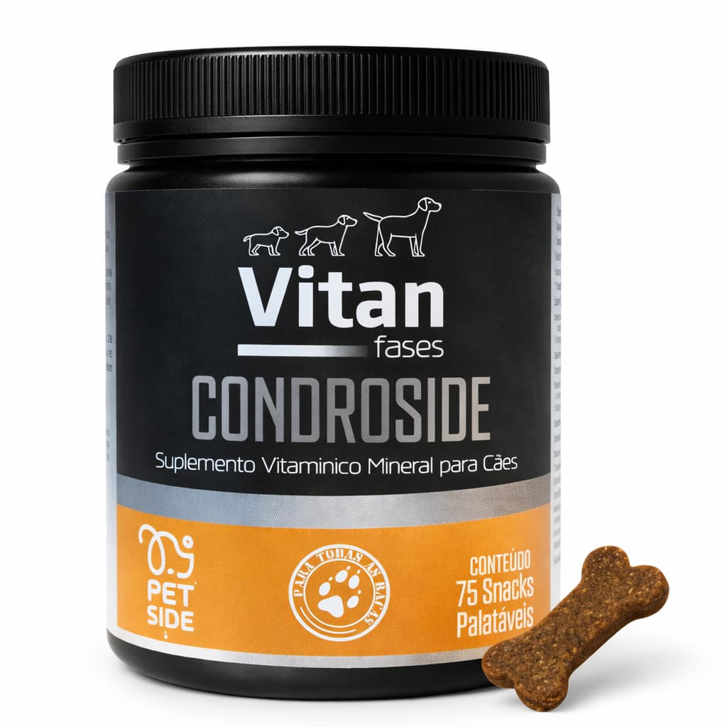 Vitamina para Articulações de Cães Idosos com Problemas Articular Suplemento Condroitina Snacks
