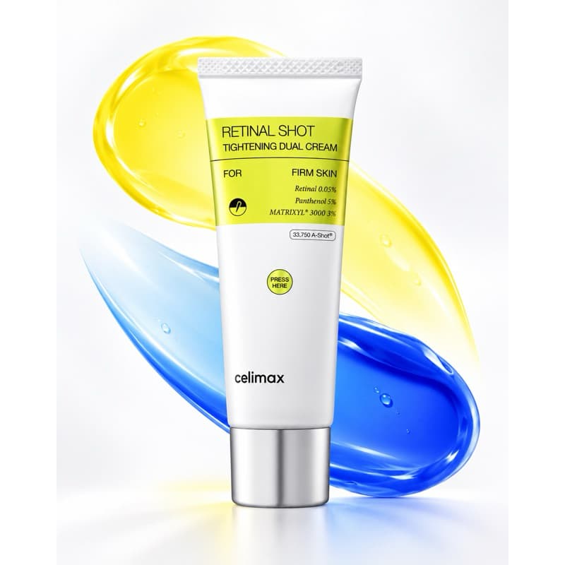 Celimax The Vita-A Retinal Shot Tightening Dual Cream 50ml Anti-idade Coreano Retinal 0,05% Pantenol 5%