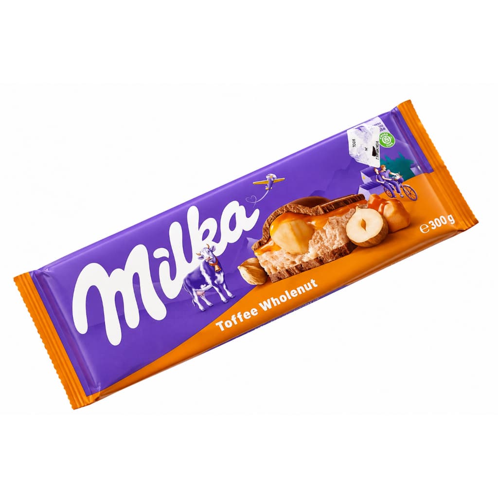 Chocolate Milka MMMax Caramelo E Avelã Barra Grande 300g Importado