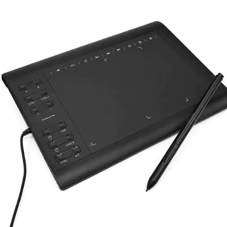 Mesa Digitalizadora 11,6”  5080 USB LPI 8192 Níveis Windows Mac Android Indução