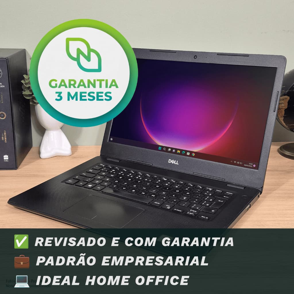Notebook Dell | Intel Core I5 8a Ger. | 8gb Ram | Ssd 240gb - EMPRESA GERENTE TRABALHAR CONFIANÇA DIA A DIA BARATO RÁPI