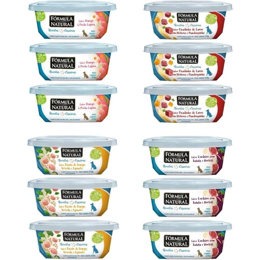 Ração Úmida Formula Natural Receitas Caseiras para Cães 270g