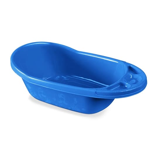 Banheira Para Bebê  Infantil  Azul Grande 30 Litros