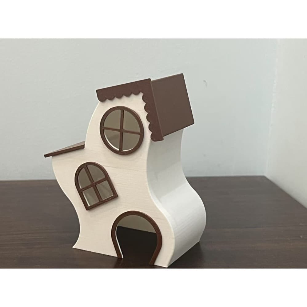Casa Decorativa para Hamster – Casinha Toca Pet Estilo Chalé em PETG