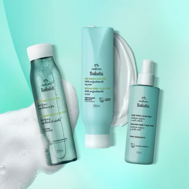 Kit Hidratante Tododia Maçã Verde e Aloe Vera (3 produtos)