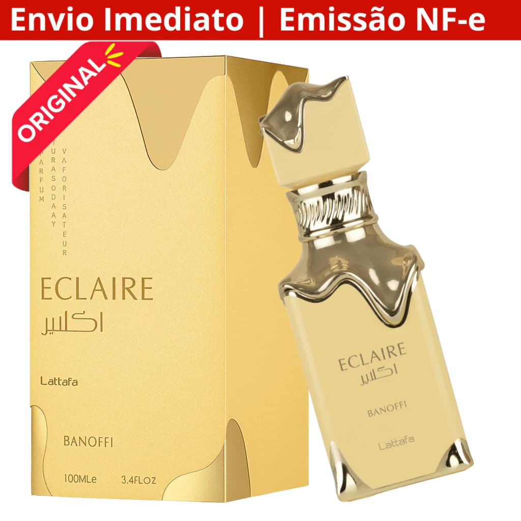 Perfume Eclaire/Banoffi/Pistache 100ml Lattafa Feminino Importado Enviar hoje Da família real Árabe