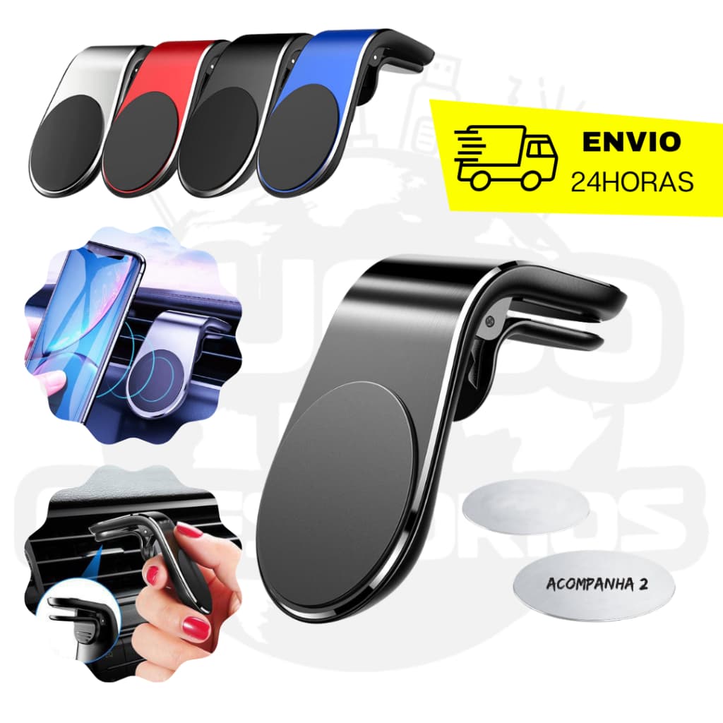 Suporte Veicular Para celular Magnético Com Ima Universal