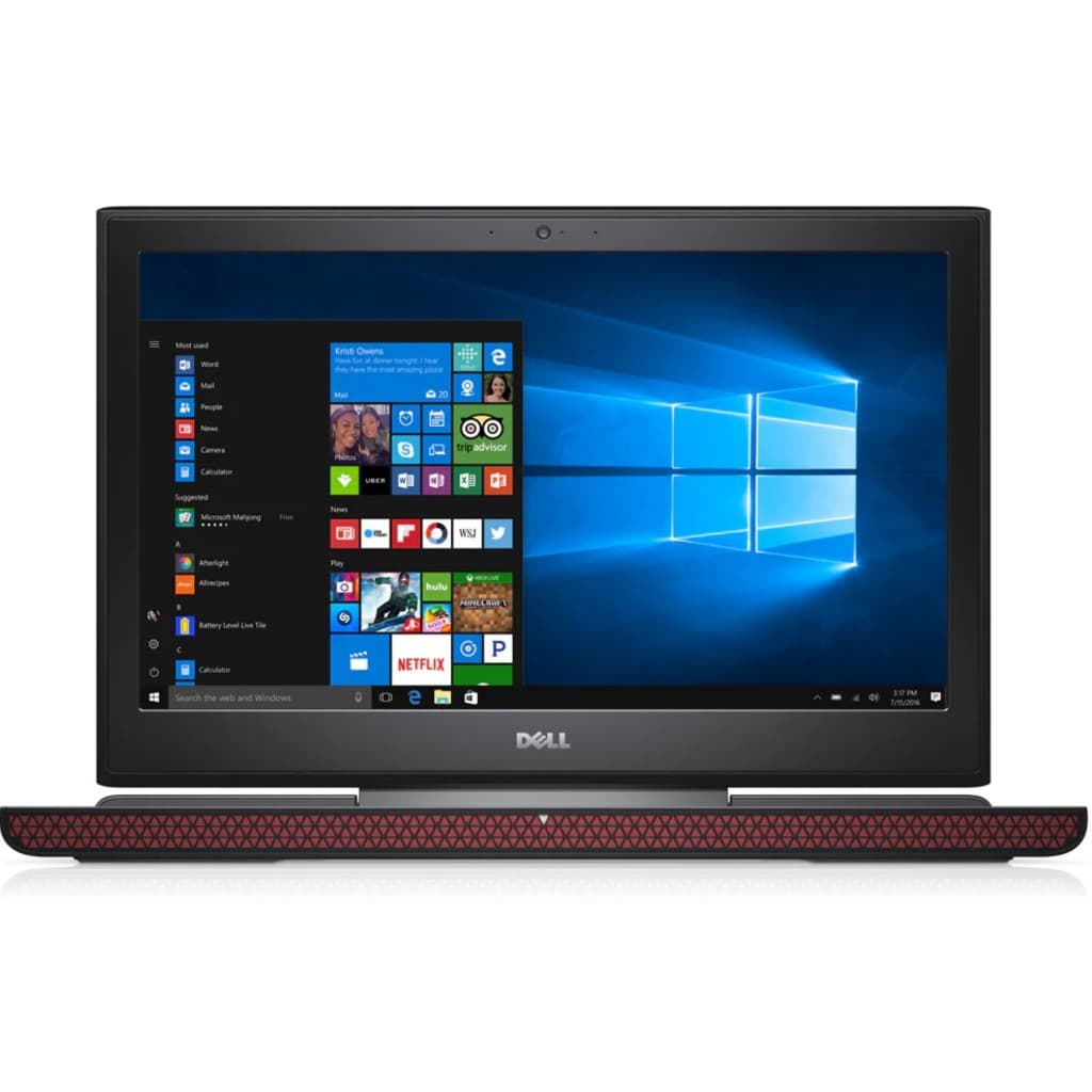 Notebook Gamer Dell i7-7700HQ, GTX 1050 Ti, 16GB, SSD 240gb+ HD 1TB, Win 11 + Controle de ps4 e periféricos (USADO)