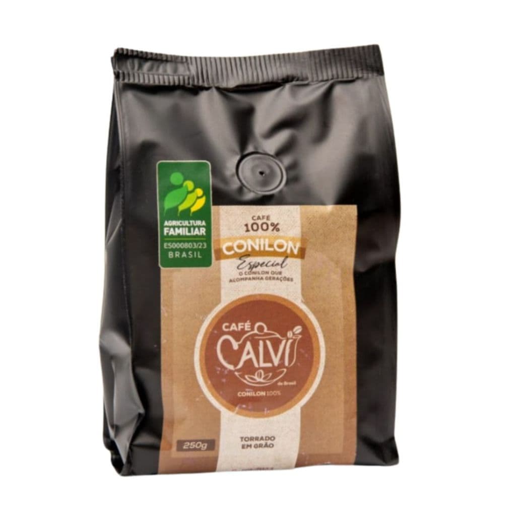 Kit 2 Café Calvi Torrado em Grão 500g 100% conilon