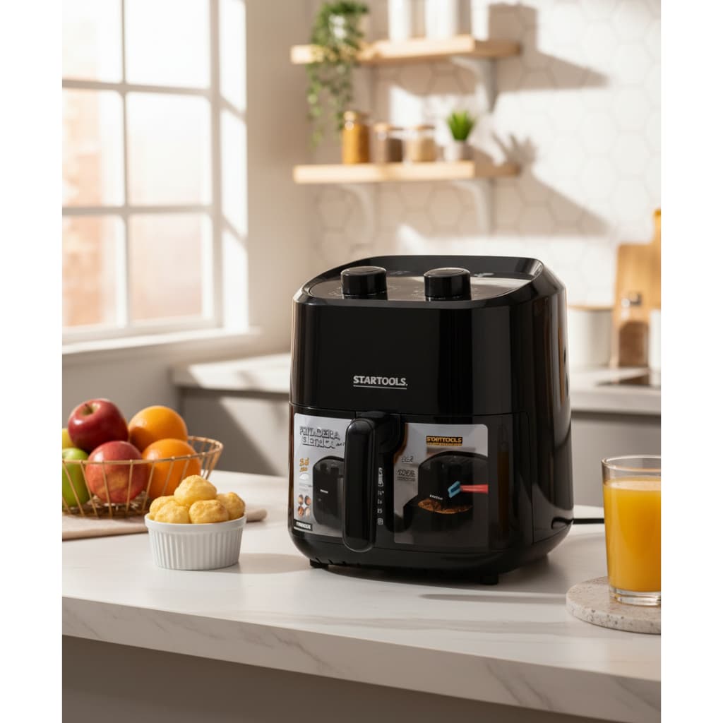 Fritadeira Elétrica Air Fryer 4L Potente 1200W Sem Óleo 220V Promoção