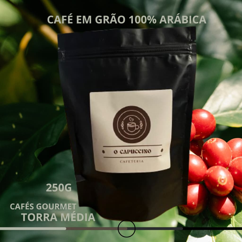 Café Torrado em Grãos 100% Arábica Gourmet 250g