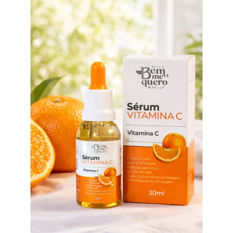 Sérum Facial Vitamina C Anti-Idade Clareador de Manchas