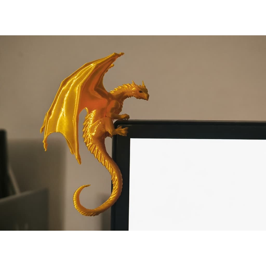 Dragão Decorativo para Monitor Setup Gamer