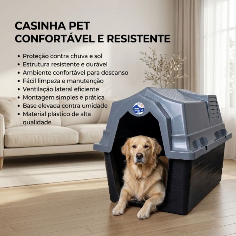 CASINHA DE CACHORRO PETS N6 MEDIA PORTE MOVEIS
