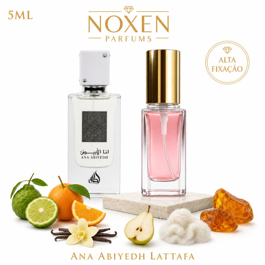 Perfume Feminino 5ml Premium Vidro Spray Ana Abiyedh Suave Elegante Importado