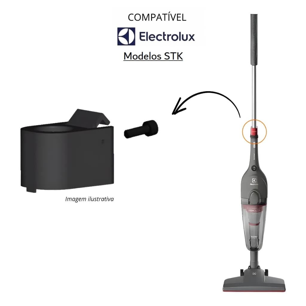 Conector Pegador Electrolux STK15 Reforçado Encaixe Perfeito STK12 STK13 STK14 STK16 e STK17