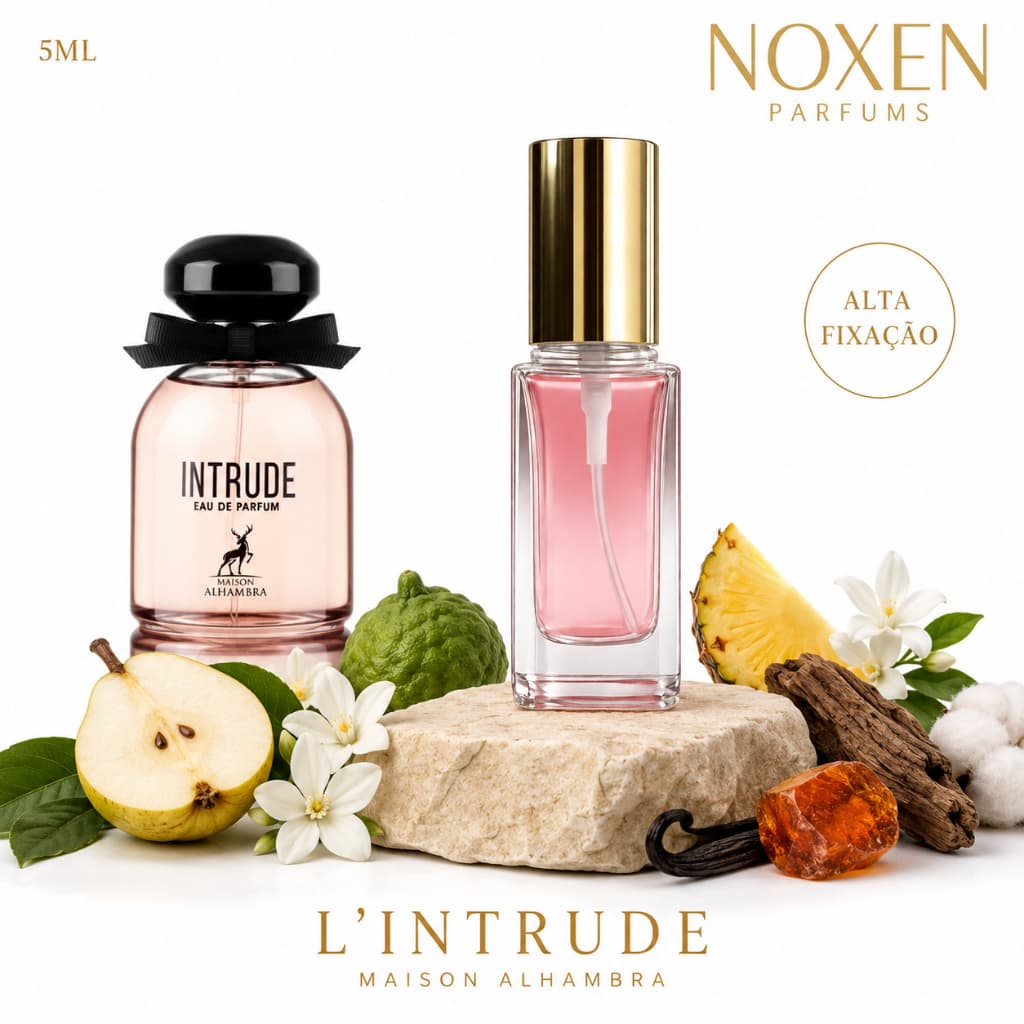 Perfume Feminino 5ml Premium Vidro Spray L’Intrude Floral Elegante Importado