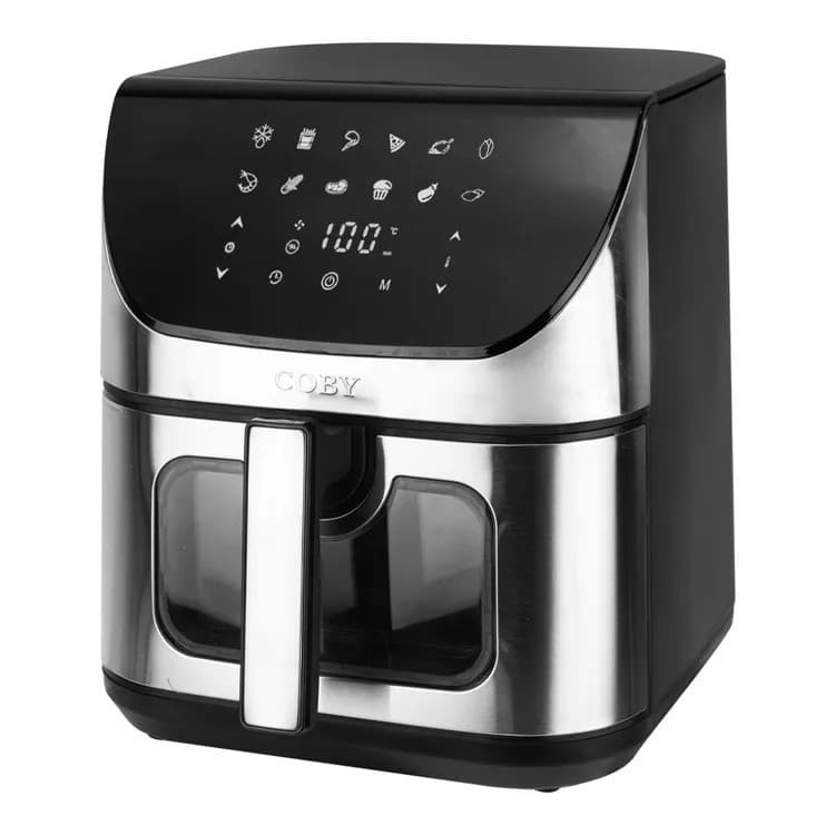 Fritadeira Elétrica Air Fryer Coby 1700W 8L Digital Touch 220V