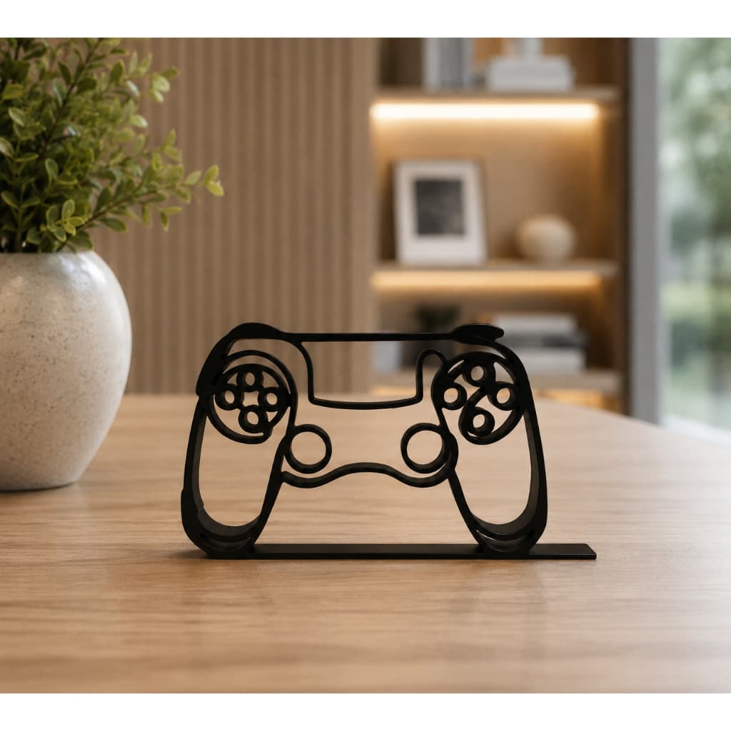 Enfeite decorativo controle video game console minimalista game decoração