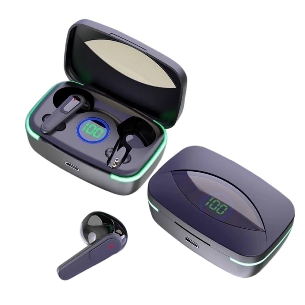 TWS Bluetooth 5.3 Fones De Ouvido Sem Fio M80 Controle De Toque Fone Redução De Ruído HD