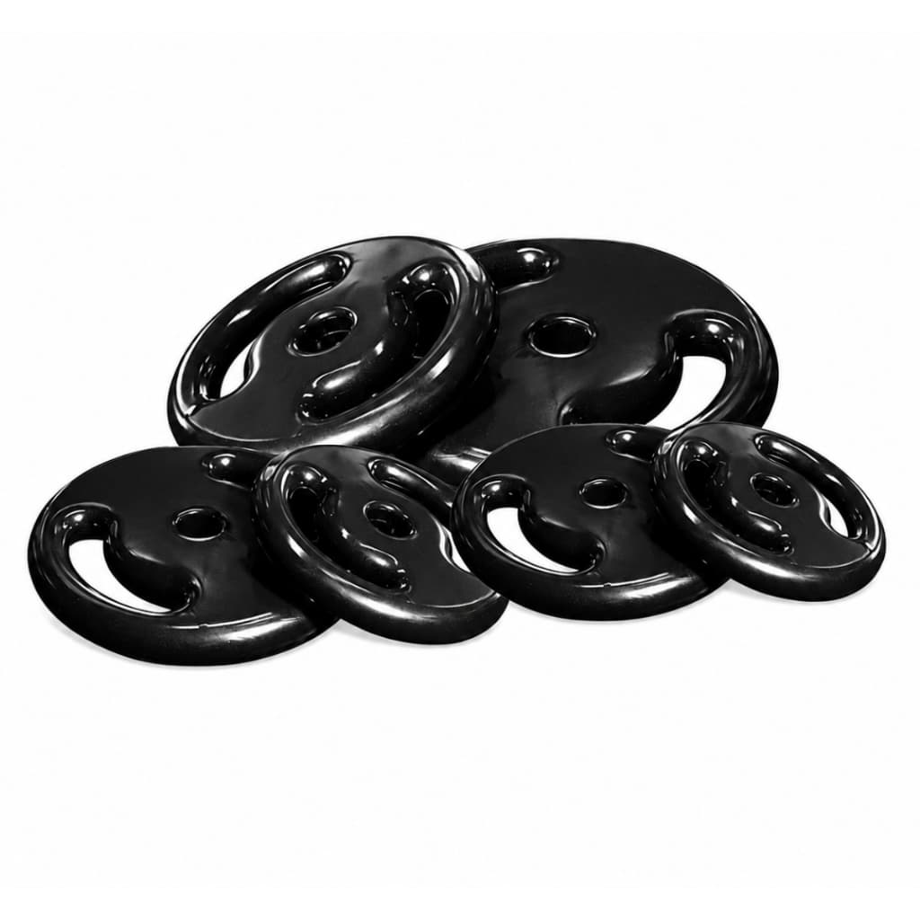 Kit Anilha 20 kg Emborrachada – Peso para Exercícios One Life Sports Treino de Força
